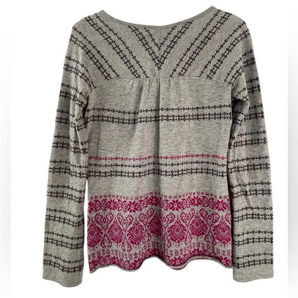 The North Face Gray and Pink Long Sleeve Top Size Small - Picture 2 of 6